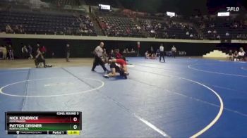 174 lbs Cons. Round 5 - Nick Kendrick, Huntingdon vs Payton Geigner, North Central