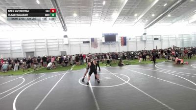 130 lbs Rr Rnd 2 - Jose Gutierrez, California Grapplers vs Isaac Salazar, Sahuarita Mustangs