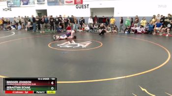 150 lbs Champ. Round 1 - Sebastian Echak, Mid Valley Wrestling Club vs Bridger Johnson, Chugach Eagles Wrestling Club