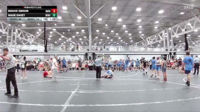 80 lbs Semis (4 Team) - Wade Davey, Barn Brothers WC vs Mason Gibson, Warhawks