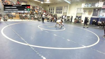 106 lbs 1st Place Match - Cadence Harrell, Mayfair vs Joseph Torres, La Serna