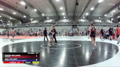 127 lbs Cons. Semi - Jaiden Williams, Missouri vs Erin Delling, Combative Sports Athletic Center