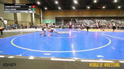 92 lbs Consolation - Laker Nau Rarick, Westlake vs Holly Eason, Maize Wrestling Club