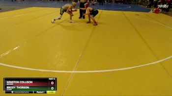 130 lbs Semifinal - Winston Collison, Becker vs Brody Thorson, LCWM