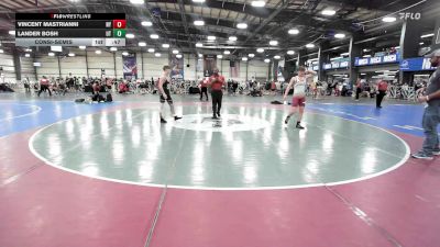 120 lbs Consolation - Vincent Mastrianni, NY vs Lander Bosh, UT