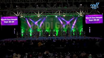 Pinnacle Cheer Memphis - Iron 23-24 [2024 L4 Senior Coed - D2] 2024 Mardi Gras Grand Nationals