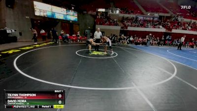 132 lbs Round 1 (8 Team) - David Mora, Canyon Randall vs Tilynn Thompson, Dallas Kimball