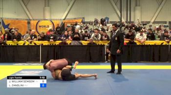 JACOB WILLIAM SEMSEM vs LORIS ZANOLINI 2023 World IBJJF Jiu-Jitsu No-Gi Championship