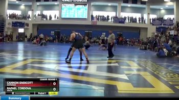 175 lbs Champ. Round 1 - Cannon Endicott, ELMWOOD vs Rafael Cordova, WAITE
