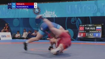 65 kg 1/4 Final - Kiymet Tezcan, Turkiye vs Margarita Salnazarian, Russia
