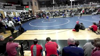 190 lbs 5th Place Match - Drake Speelman, Coeur D`Alene High School vs Mason Darvell, Castle Rock