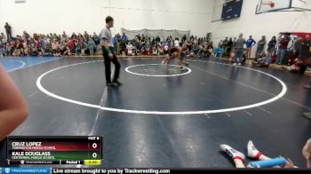 94-100 lbs Round 1 - Kale Douglass, Centennial Middle School vs Cruz Lopez, Torrington Middle School