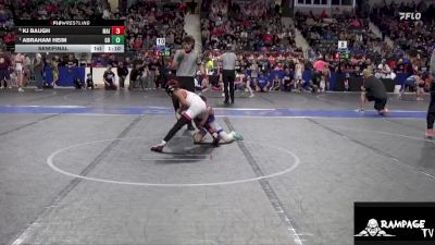 72 lbs Semifinal - Abraham Heim, Greater Heights vs Kj Baugh, Maize