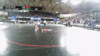 Boys 1B/2B 113 5th Place Match - Ashton Miller, Columbia (Burbank) vs Orlando Camacho, Forks