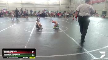 52 lbs Round 2 - Isaiah Simonds, Bradford JO vs Andrew Huffman, Crestwood Elite