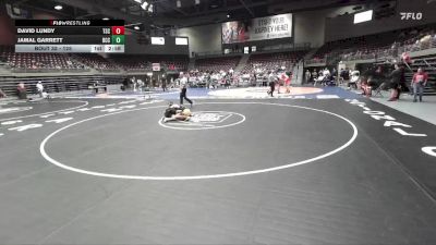 125 lbs Quarterfinal - Jamal Garrett, Barton Community College vs David Lundy, Trinidad State College