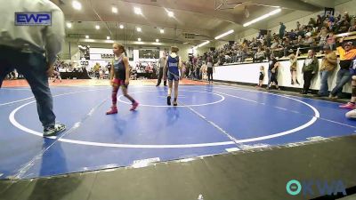 58 lbs Quarterfinal - Vincent Burgo, Team Tulsa Wrestling Club vs Liliana Guerrero, Brushy Wrestling Club