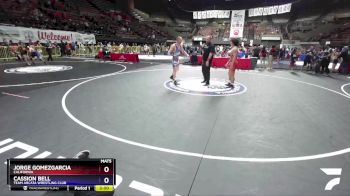 70 lbs Quarterfinal - Jorge GomezGarcia, California vs Cassion Bell, Team Arcata Wrestling Club