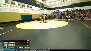 220 lbs Champ. Round 2 - Cole VanGilder, Newport vs Gauge Seubert, Cheney