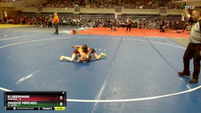 84 lbs Finals (8 Team) - KJ Beermann, Wabasso vs Maddox Mercado, St. Peter