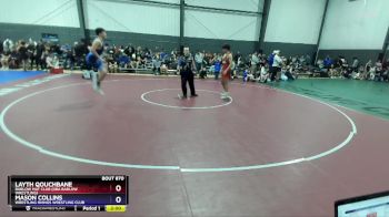 165 lbs Quarterfinal - Layth Qouchbane, Barlow Mat Club (DBA Barlow Wrestling) vs Mason Collins, Wrestling Rhinos Wrestling Club