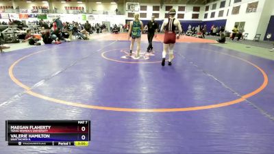 145 lbs Champ. Round 4 - Valerie Hamilton, Unattached IL vs Maegan Flaherty, Texas Women`s University