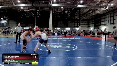 175 lbs Round 3 (4 Team) - Kyler Swensen, GROUND UP USA vs Aiden Ryan, SLAUGHTERHOUSE / WTF