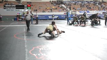 134-D3 Cons. Round 2 - Tytan Decker, Show Low High School vs Giovan Lopez, Walden Grove High School