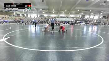 171 lbs Champ. Round 1 - Ailani Conely, Bartlett Wrestling Club vs Brayden Gaspar, Junior Rockets Wrestling Club