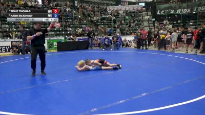 62 lbs Champ. Round 1 - Tighe Thomas, Boone Wrestling Club vs Kash McKinney, Powerhouse Wrestling Club