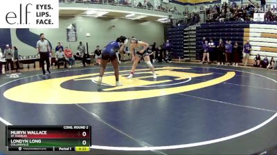 125 lbs. Cons. Round 2 - Muryn Wallace, St. Charles vs Londyn Long, Collinsville