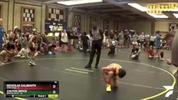 70 lbs Quarterfinals (8 Team) - Colton Bryce, Revival Blue vs Nickolas Galbraith, Ohio Gold