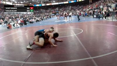 3A 157 lbs Quarterfinal - Hollis Elliot, Grangeville vs Ryatt Shurtz, Declo