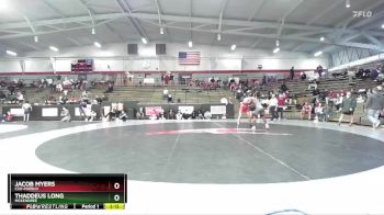 133 lbs Cons. Semi - Thaddeus Long, McKendree vs Jacob Myers, CSU-Pueblo
