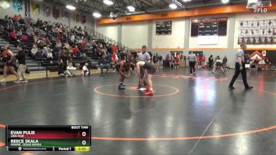 144 lbs Semifinal - Evan Pulis, Linn-Mar vs Reece Skala, Prairie, Cedar Rapids