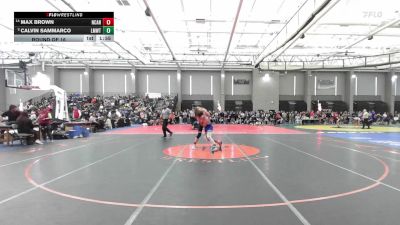144 lbs Round Of 16 - Max Brown, New Canaan vs Calvin Sammarco, Lyman Mem/Windham Tech