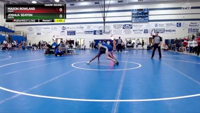 120 lbs Champ. Round 1 - Mason Rowland, Miami vs Joshua Seaton, Vinita