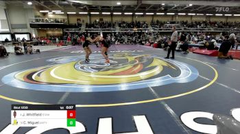 120 lbs Consolation - Jasmine Whitfield, Stamford vs Cristel Miguel, Amity