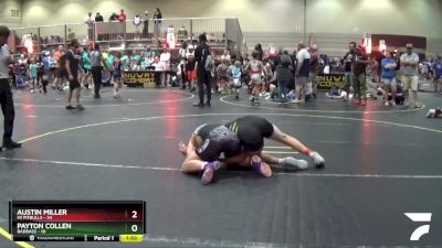 170 lbs Round 4 (6 Team) - Austin Miller, Mi Pitbulls vs Payton Collen, BadBass