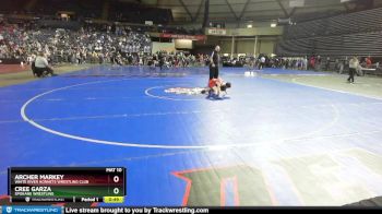 63 lbs Quarterfinal - Cree Garza, Spokane Wrestling vs Archer Markey, White River Hornets Wrestling Club
