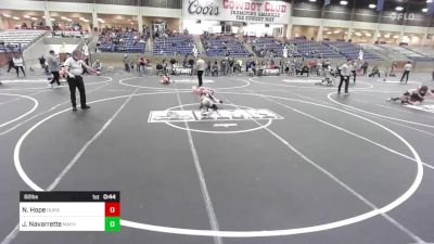 82 lbs Consolation - Noah Hope, Duran Elite vs Johnathan Navarrette, Mayhem