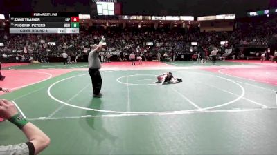 96 lbs Cons. Round 4 - Phoenix Peters, WSW1 vs Zane Trainer, GRE3
