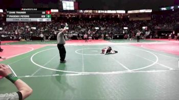 96 lbs Cons. Round 4 - Phoenix Peters, WSW1 vs Zane Trainer, GRE3