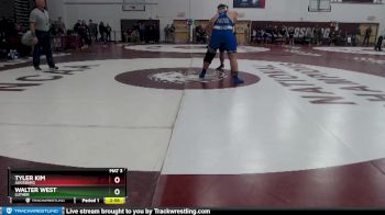 285 lbs Semifinal - Tyler Kim, Augsburg vs Walter West, Luther