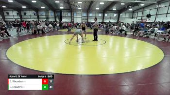 150 lbs Round 2 (8 Team) - Brody Rhoades, Uintah vs Blake Crawley, Canyon View