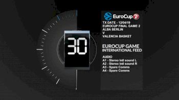 Full Replay - ALB vs VBC | 2018-19 EuroCup Finals Game 2 - ALB vs VBC | 2018-19 EuroCup Finals - Apr 12, 2019 at 12:40 PM CDT