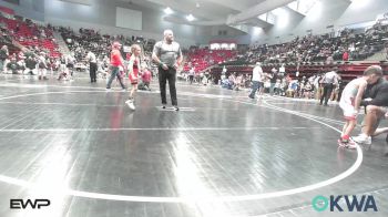 52 lbs Consi Of 8 #2 - Connor Peters, Collinsville Cardinal Youth Wrestling vs Haxen Gibson, Wolfpak Wrestling