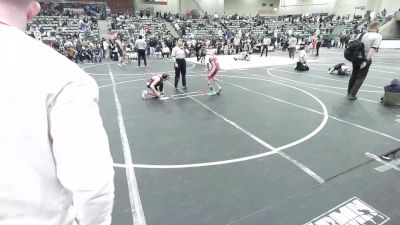 90 lbs Quarterfinal - Brent Helvey, Suples vs Reese Zuppan, Corning Sharks