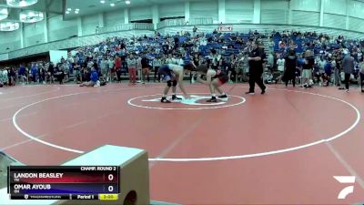 138 lbs Champ. Round 2 - Landon Beasley, TN vs Omar Ayoub, OH