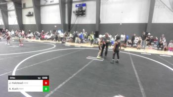 61 lbs Consi Of 8 #1 - Jayden Halstead, Roseburg Mat Club vs Addison Kuch, Portland Mat Club